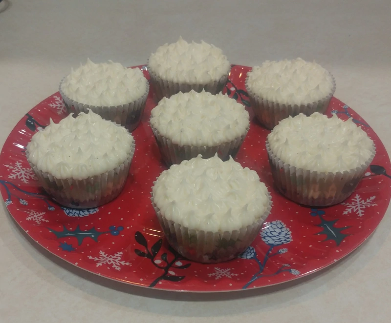 Mini Eggnog Cheesecakes